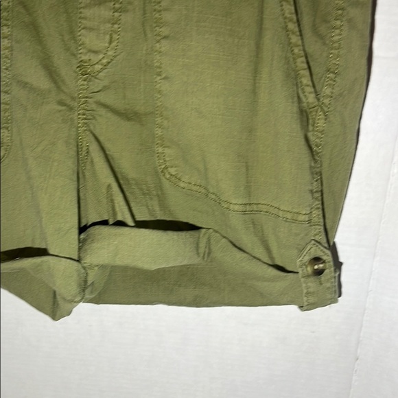 Olive Green Women's Shorts - Picture 5 of 6